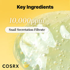 COSRX piel radiante tras limpieza suave diaria.