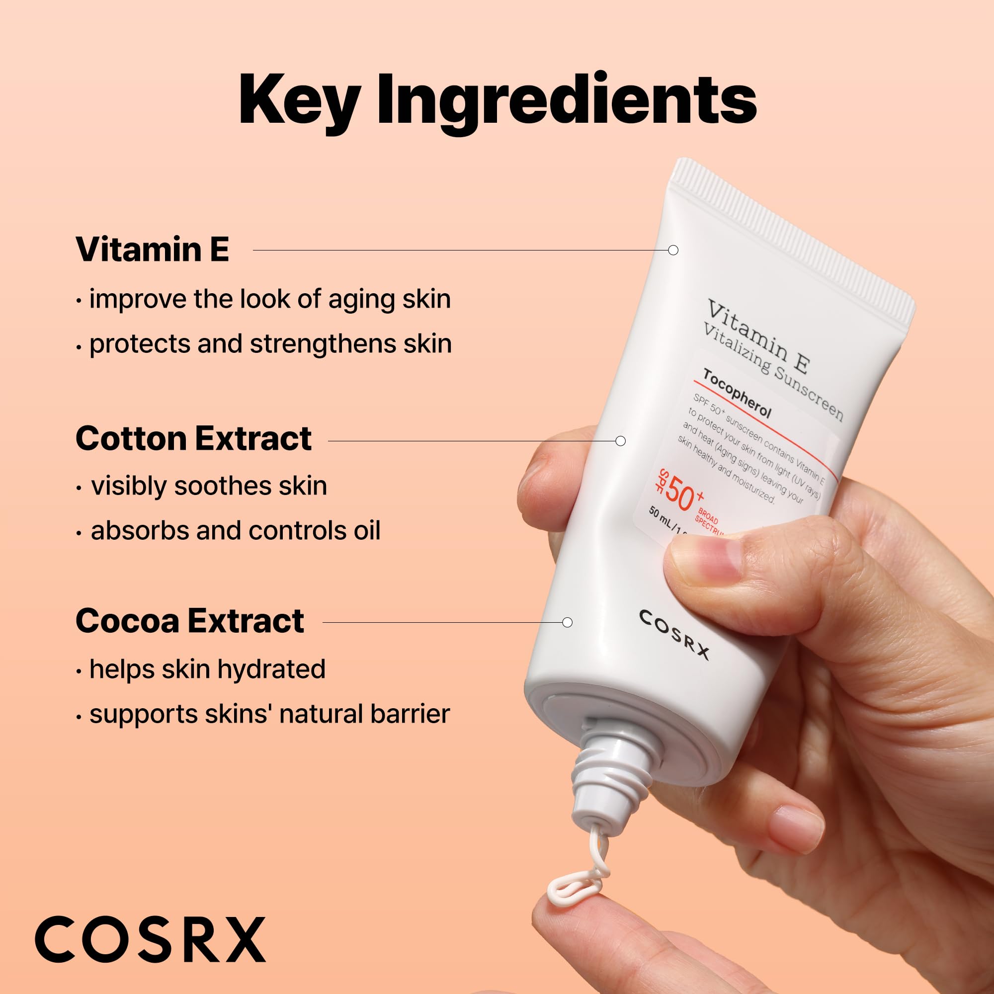 Textura ligera de COSRX evita sensación grasa y aporta brillo natural.