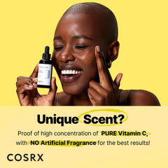 COSRX Vitamin C serum dropper ready for precise application