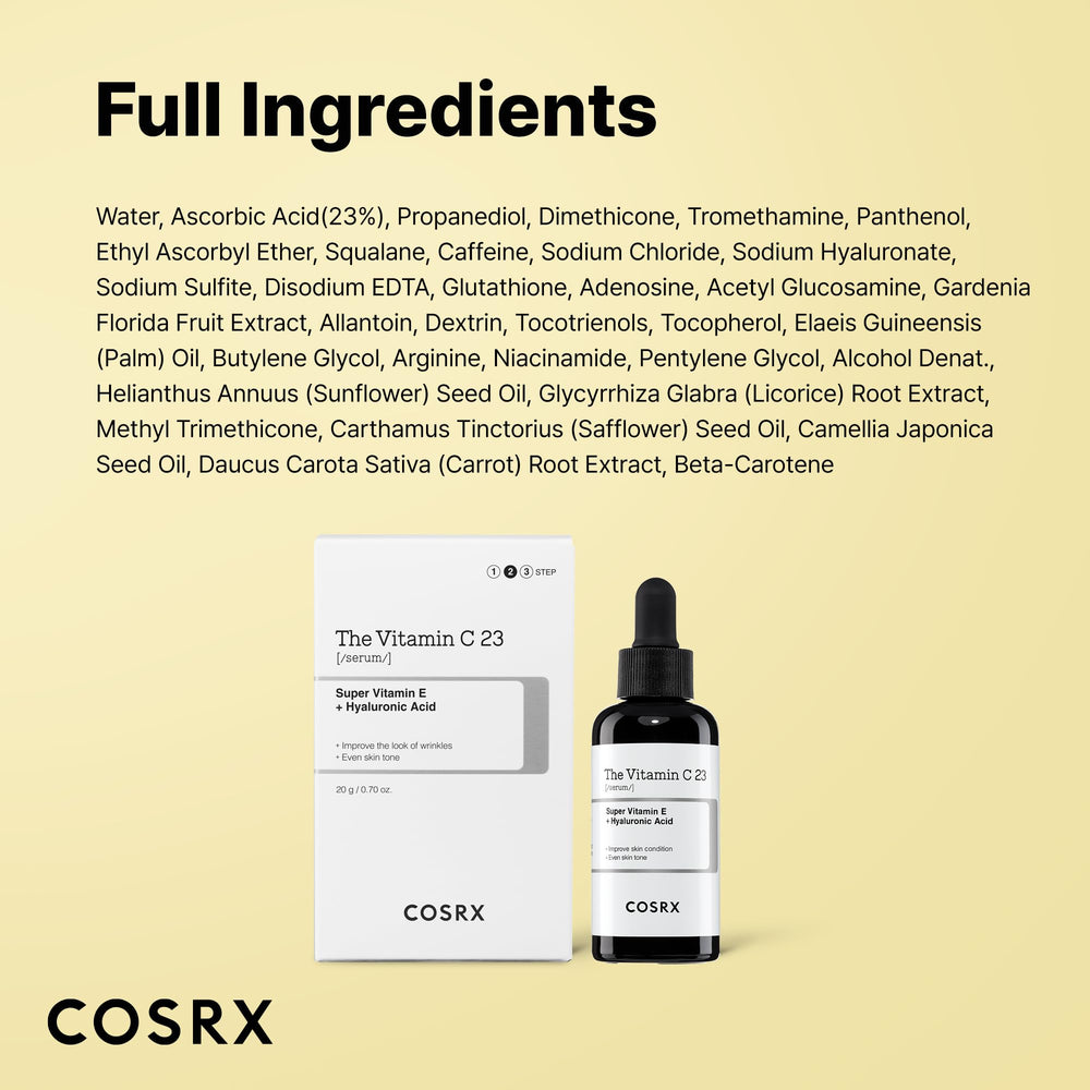 COSRX serum being applied near the eye area with care