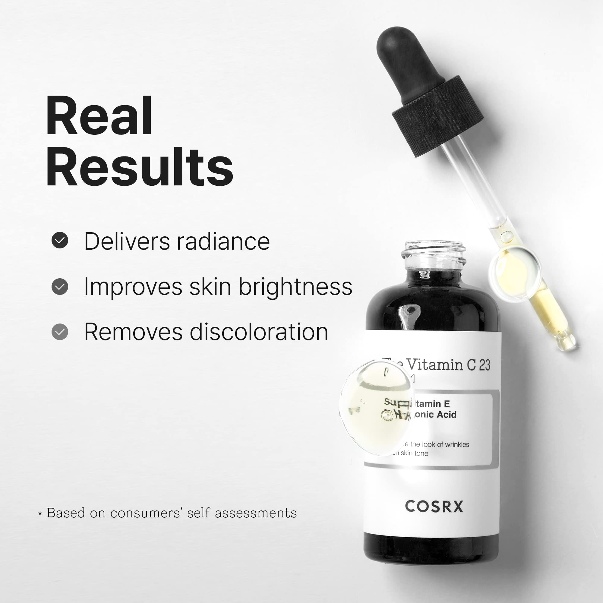 COSRX Pure Vitamin C 23 Serum hyaluronic acid imagery for moisture