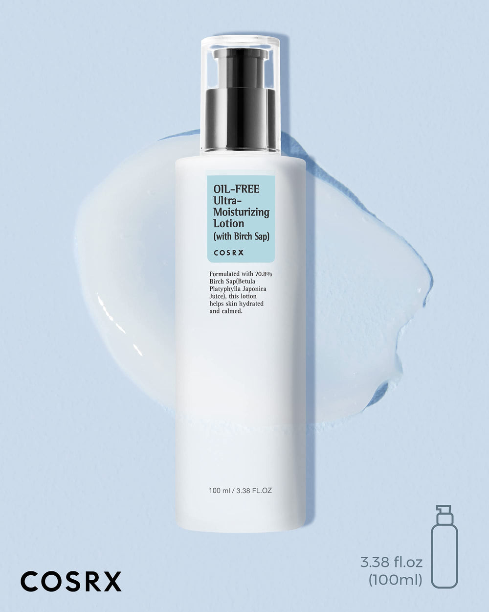 COSRX rutina diaria de cuidado facial, hidratación ligera.