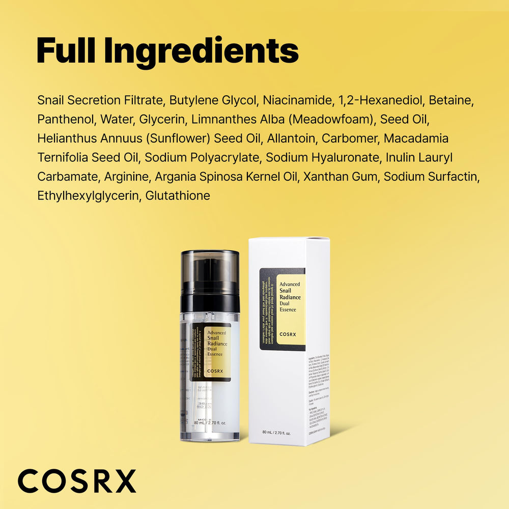 COSRX rutina diaria para piel radiante y suave