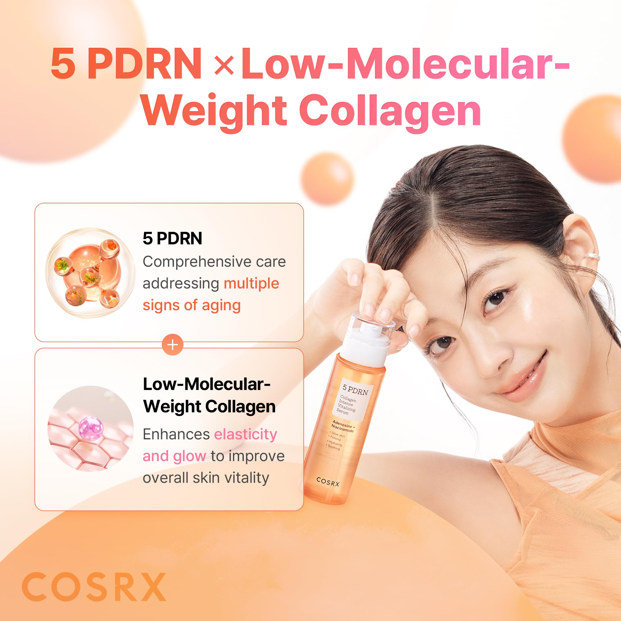 COSRX serum dropper close-up showing precise dosing.