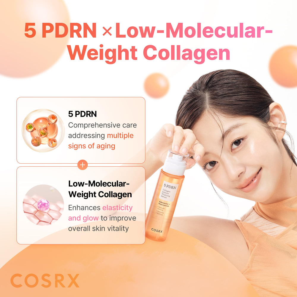 COSRX serum dropper close-up showing precise dosing.