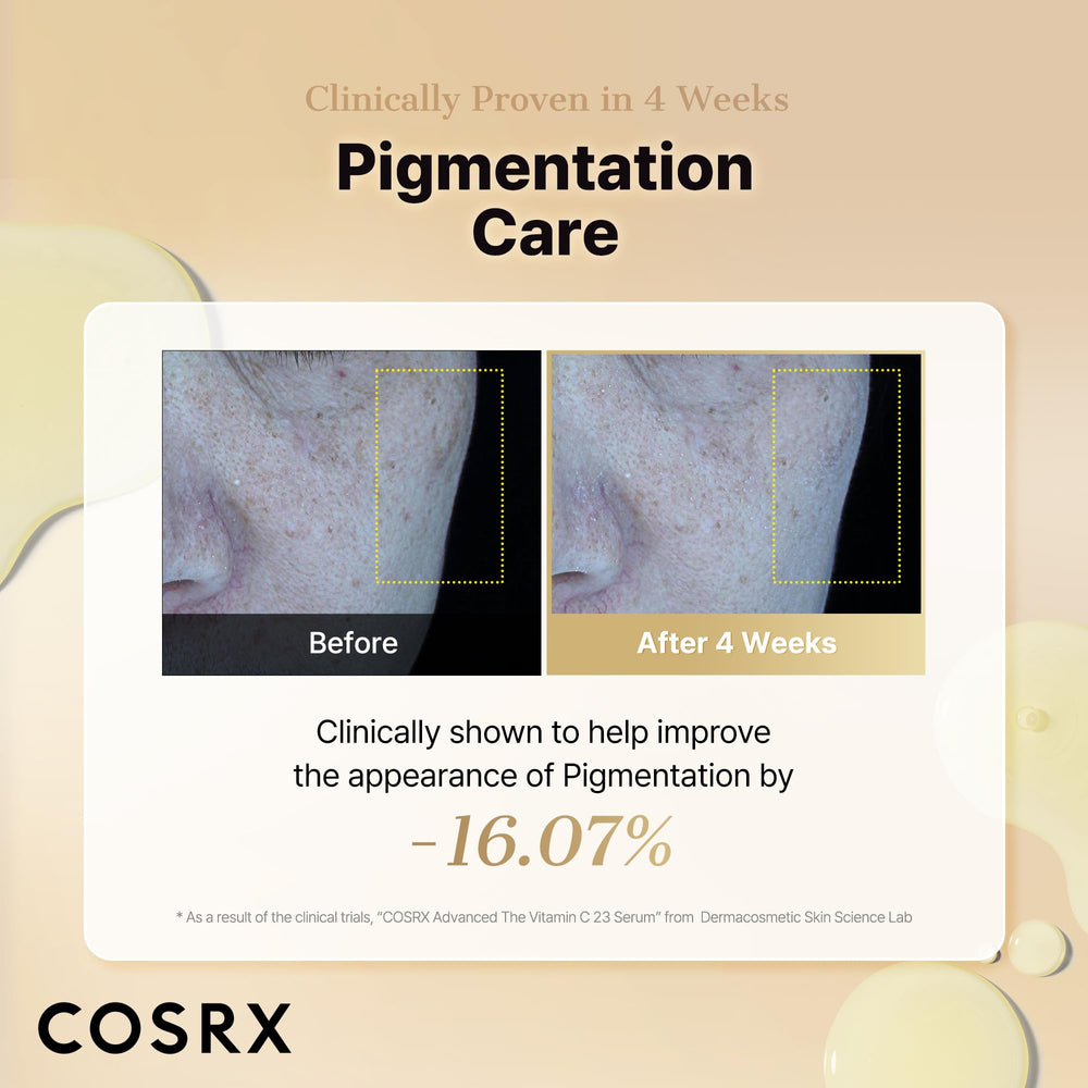 COSRX Sérum Vitamina C 13% en envase compacto, ideal para viaje.