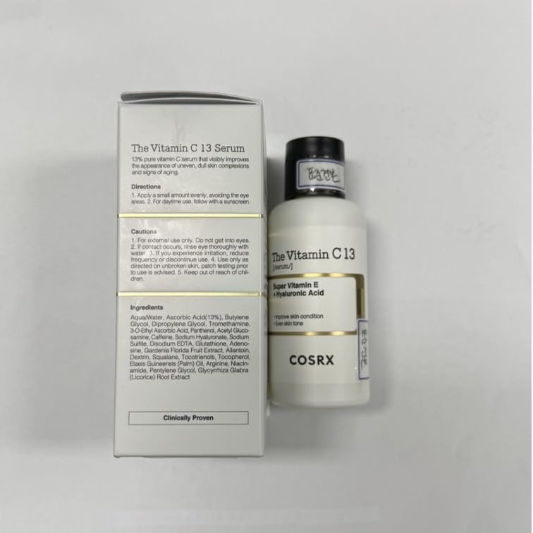 COSRX Sérum Vitamina C 13% piel más luminosa tras uso constante.