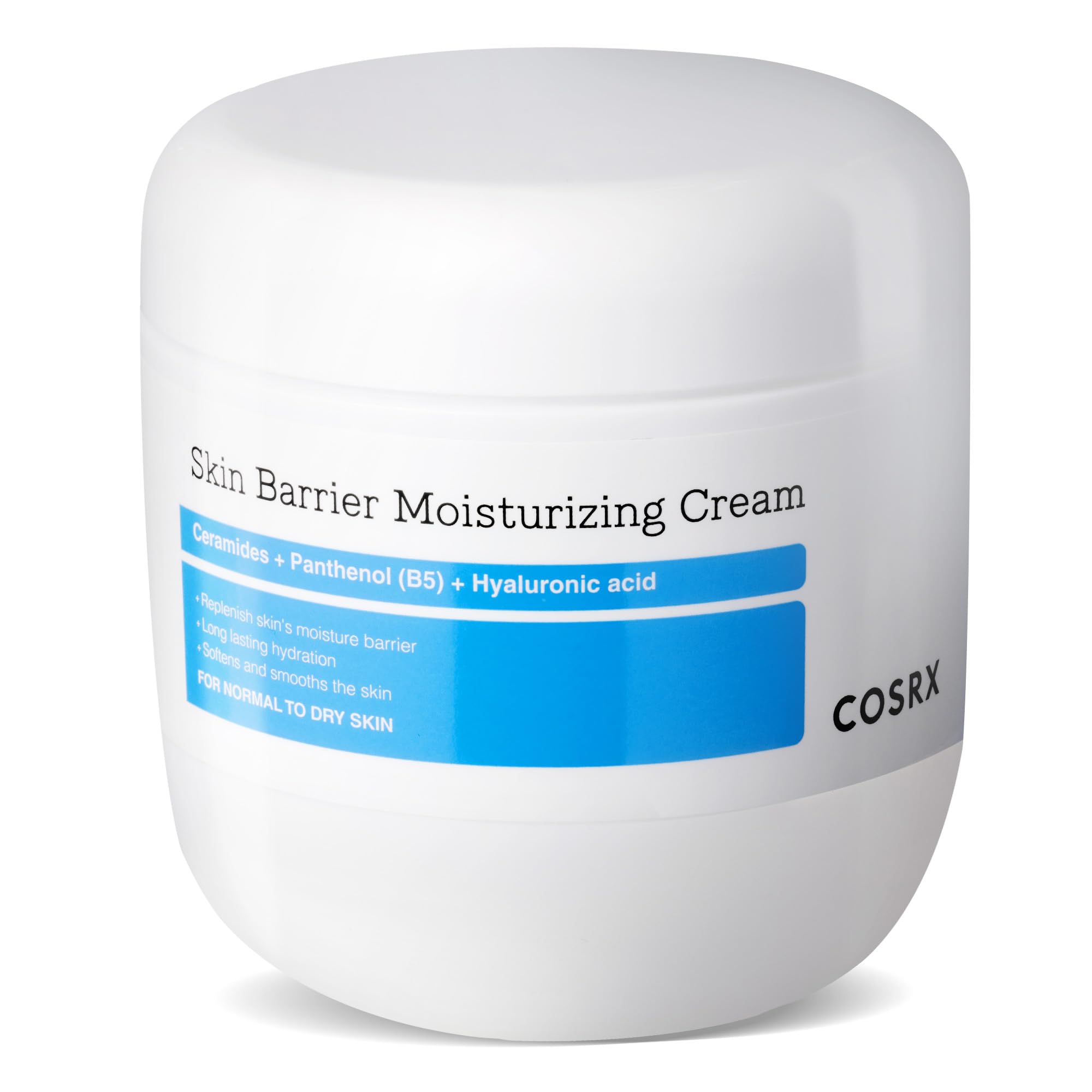 COSRX Skin Barrier Body Cream in a 15oz jar showing rich texture and hydration benefit