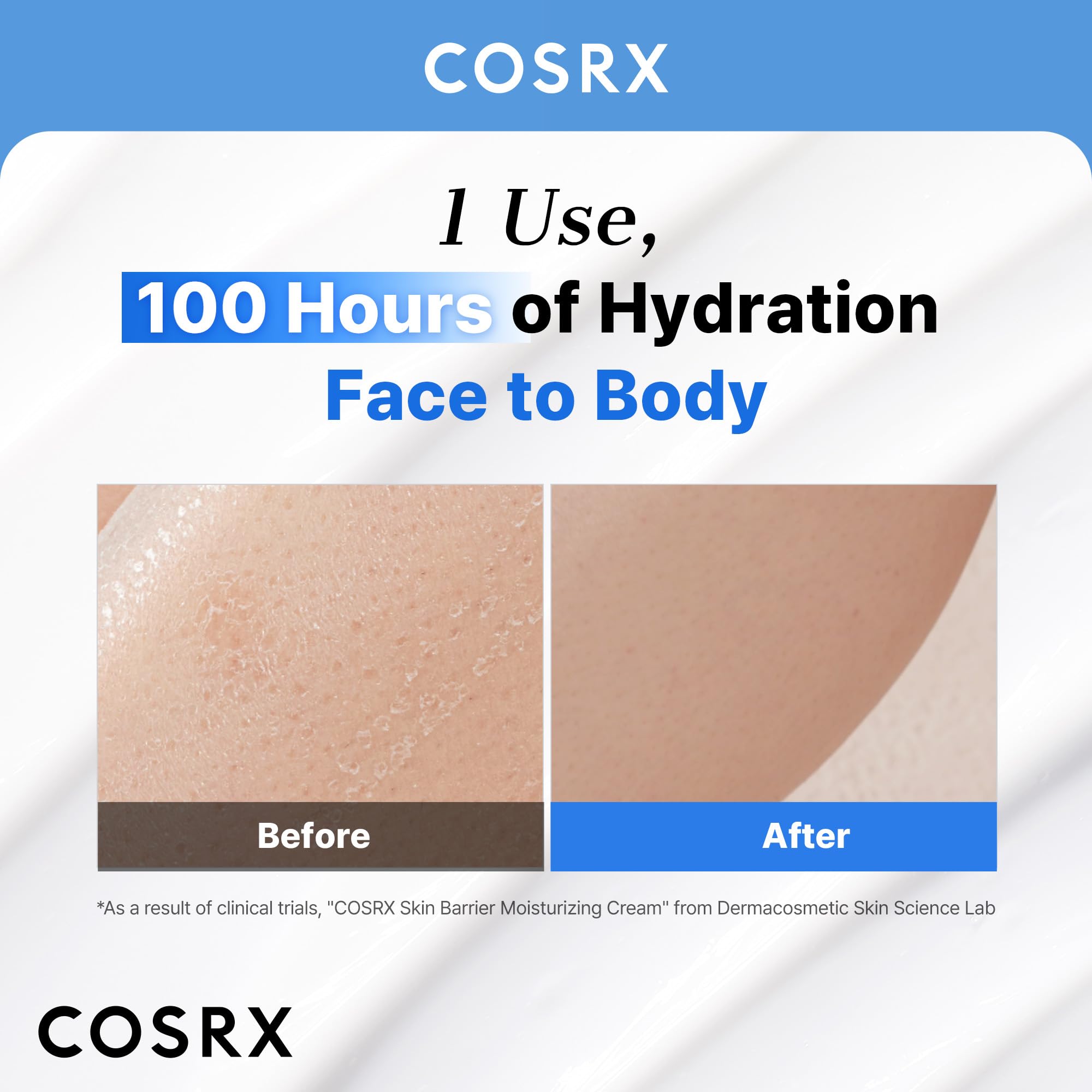 COSRX ceramide-rich formula bottle highlights barrier-supporting hydration