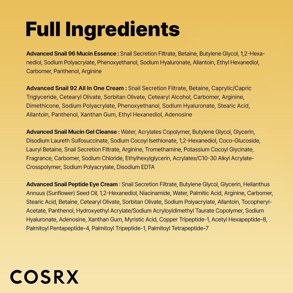 COSRX Snail Mucin All-In-One Cream jar texture on display