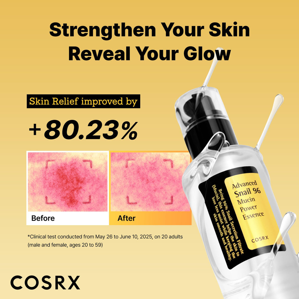COSRX Snail Mucin essence pump in action for lightweight absorption