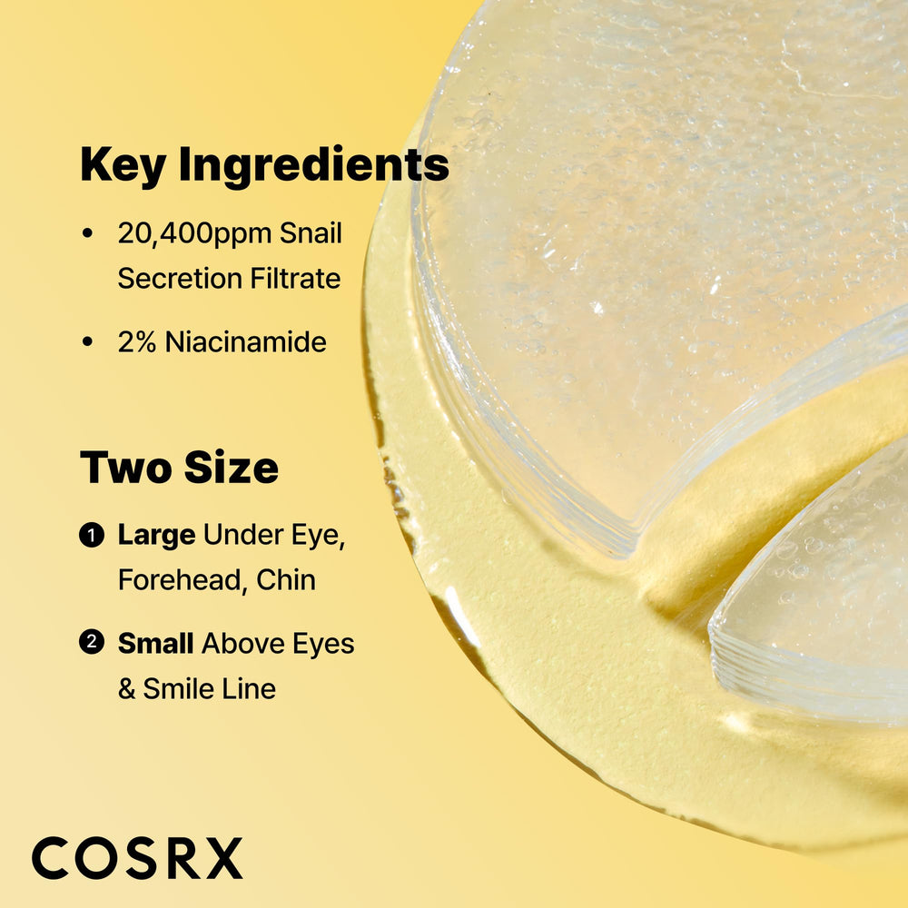 COSRX snail mucin and niacinamide nourish while boosting hydration under the eyes.