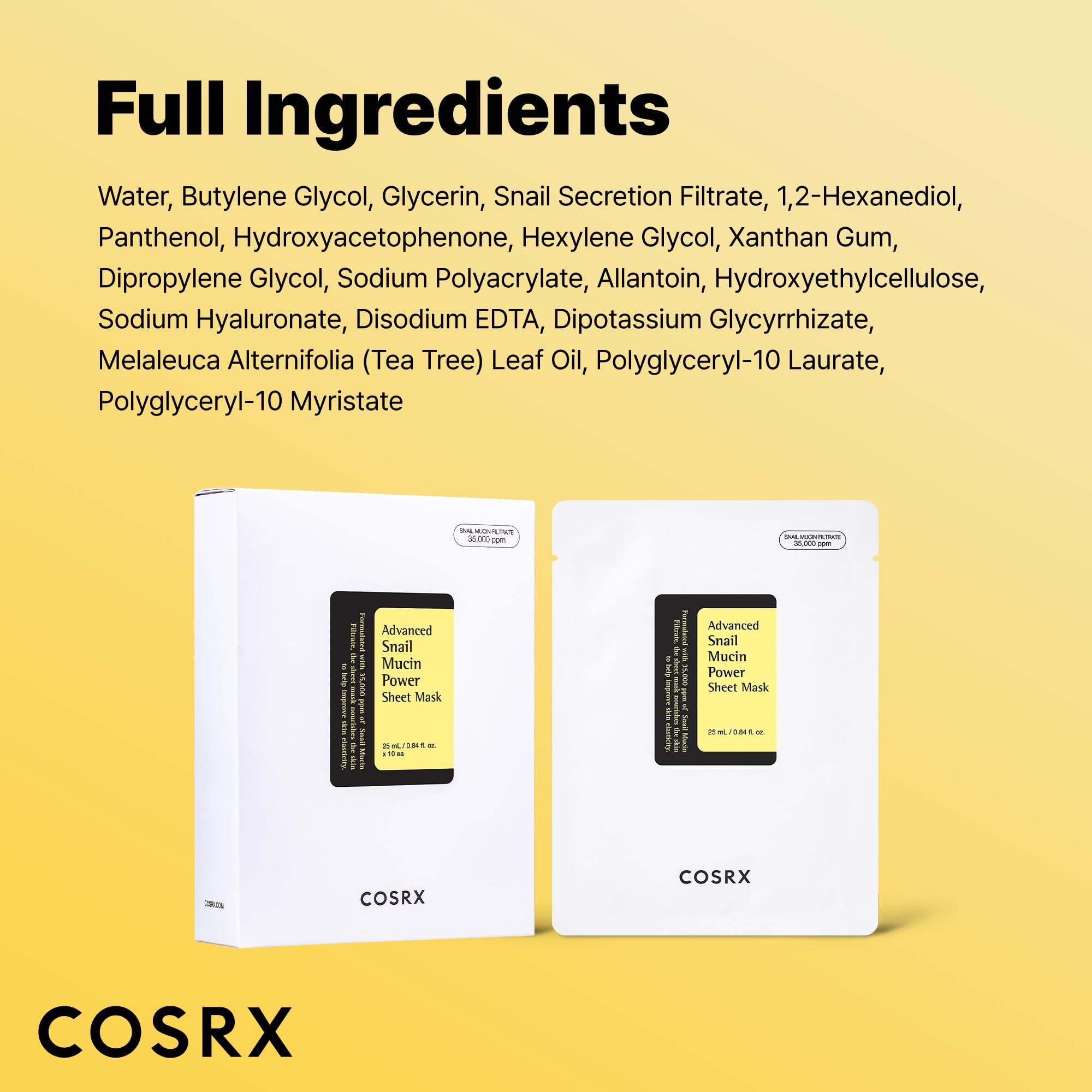 COSRX Snail Mucin Serum and Mask routine