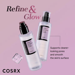 Textura suave del exfoliante COSRX lista para usar en rostro