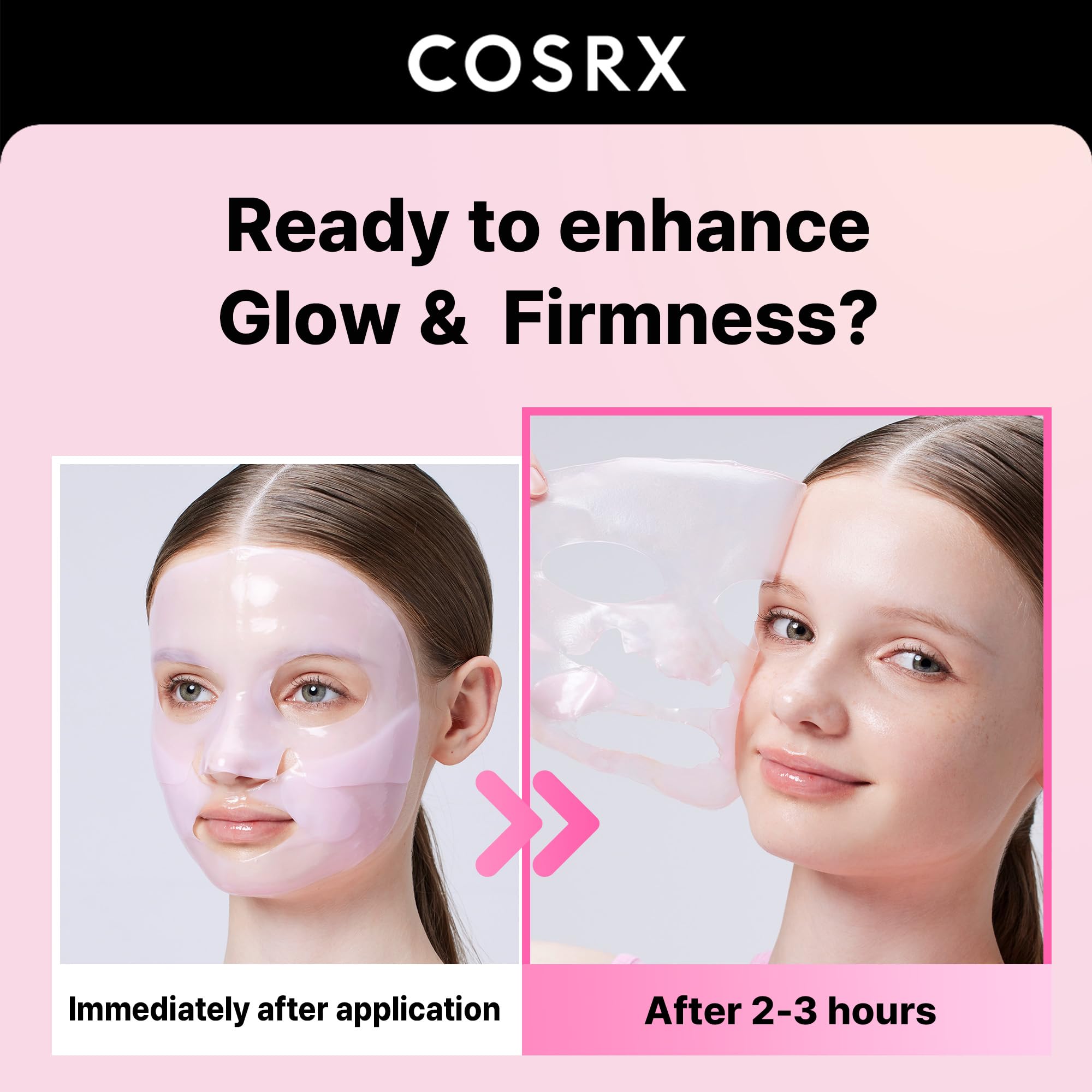 Textura hidrogel transparente de COSRX al aplicar proporciona sensación suave.