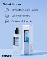 COSRX tonico hialuronico, absorción suave, ideal para preparar la piel para la crema.