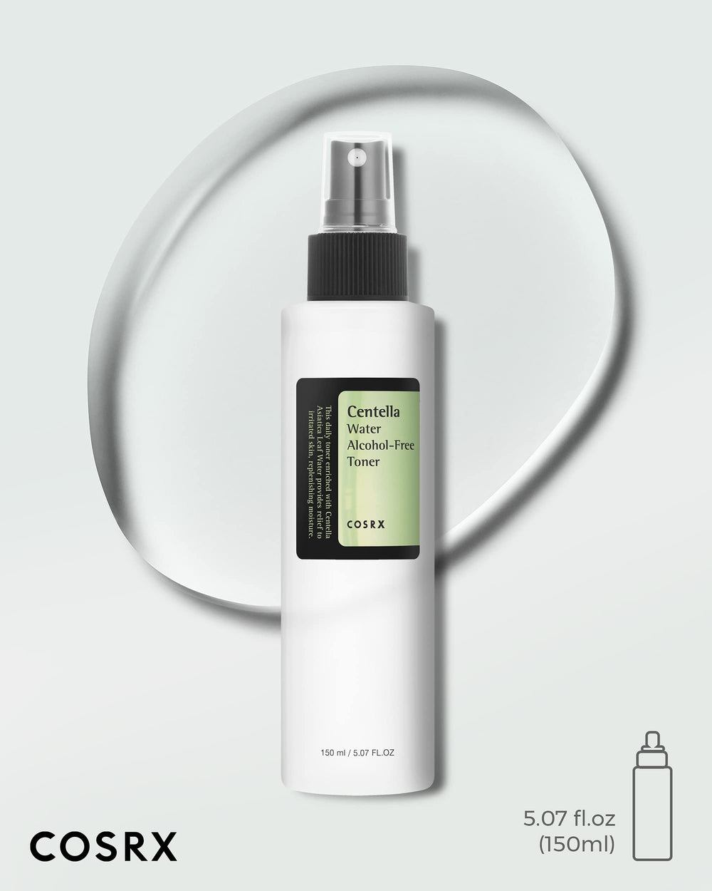 Origen Estados Unidos: COSRX Toner en envase de calidad
