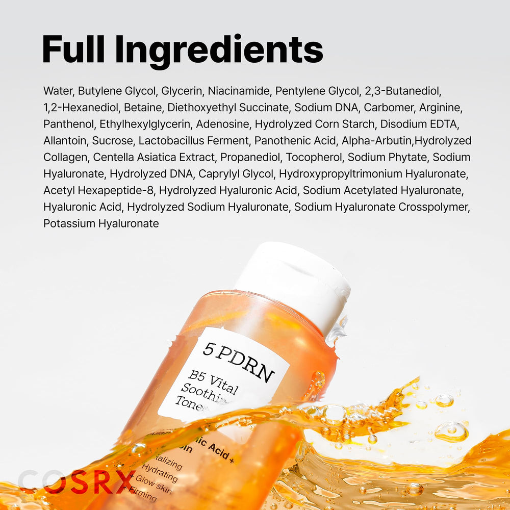 COSRX Tonico 5PDRN B5 resultados posibles en la piel con cuidado constante.