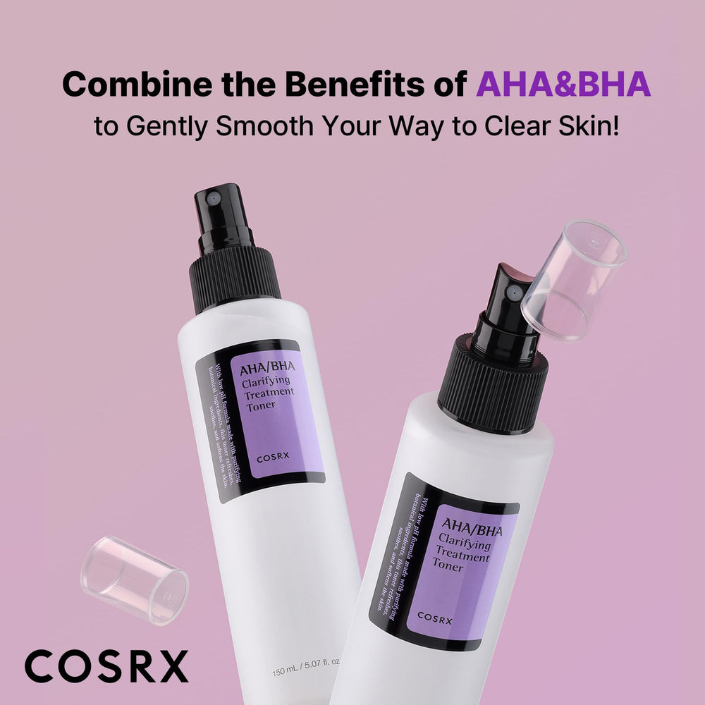 COSRX tónico AHA/BHA con ingredientes naturales apto para piel sensible