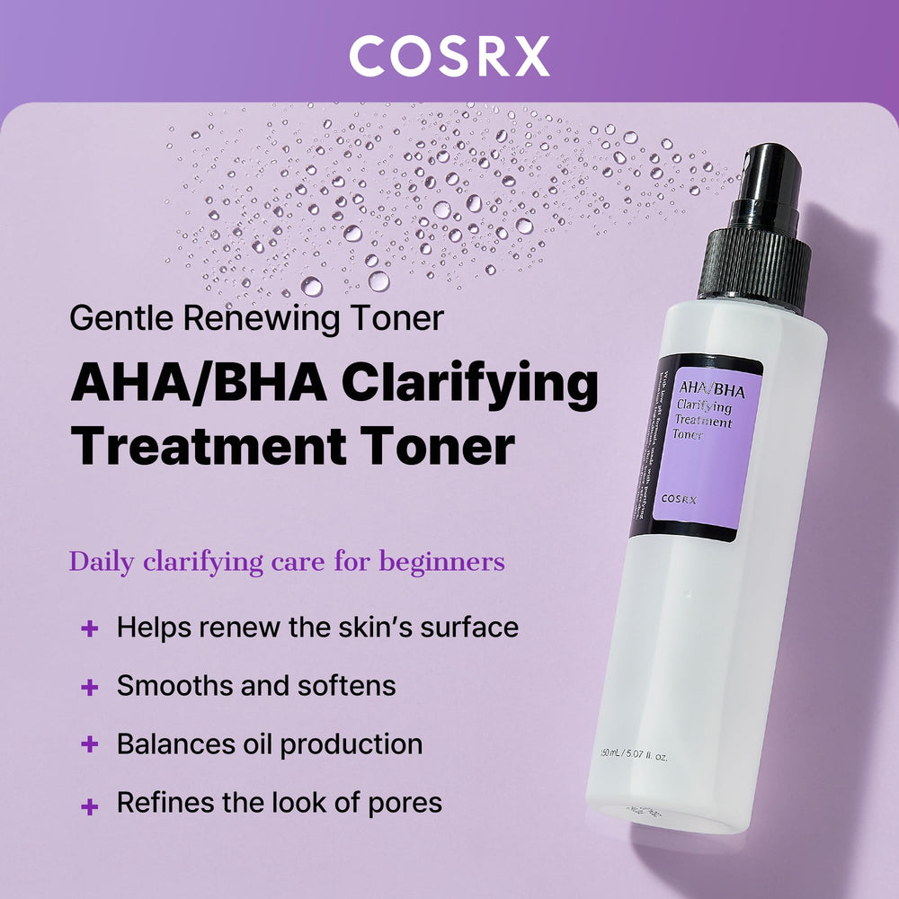 COSRX tónico AHA/BHA en pulverizador para uso diario y frescura instantánea