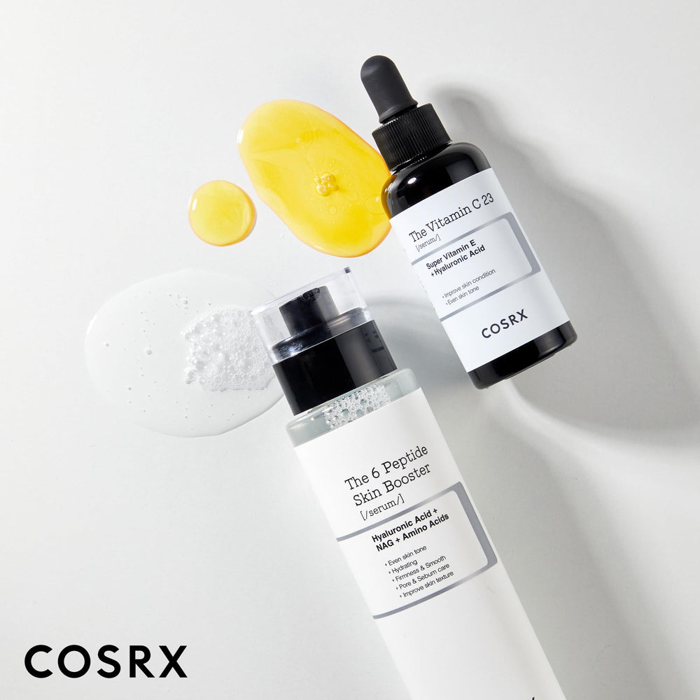COSRX Vitamin C 23% Serum swirled texture—glow-enhancing finish