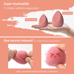 Costica makeup sponge set sponges collection for versatile base application.