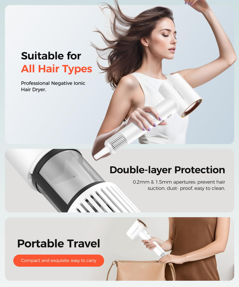 Cosy Companions hair dryer travel-ready design for on-the-go use