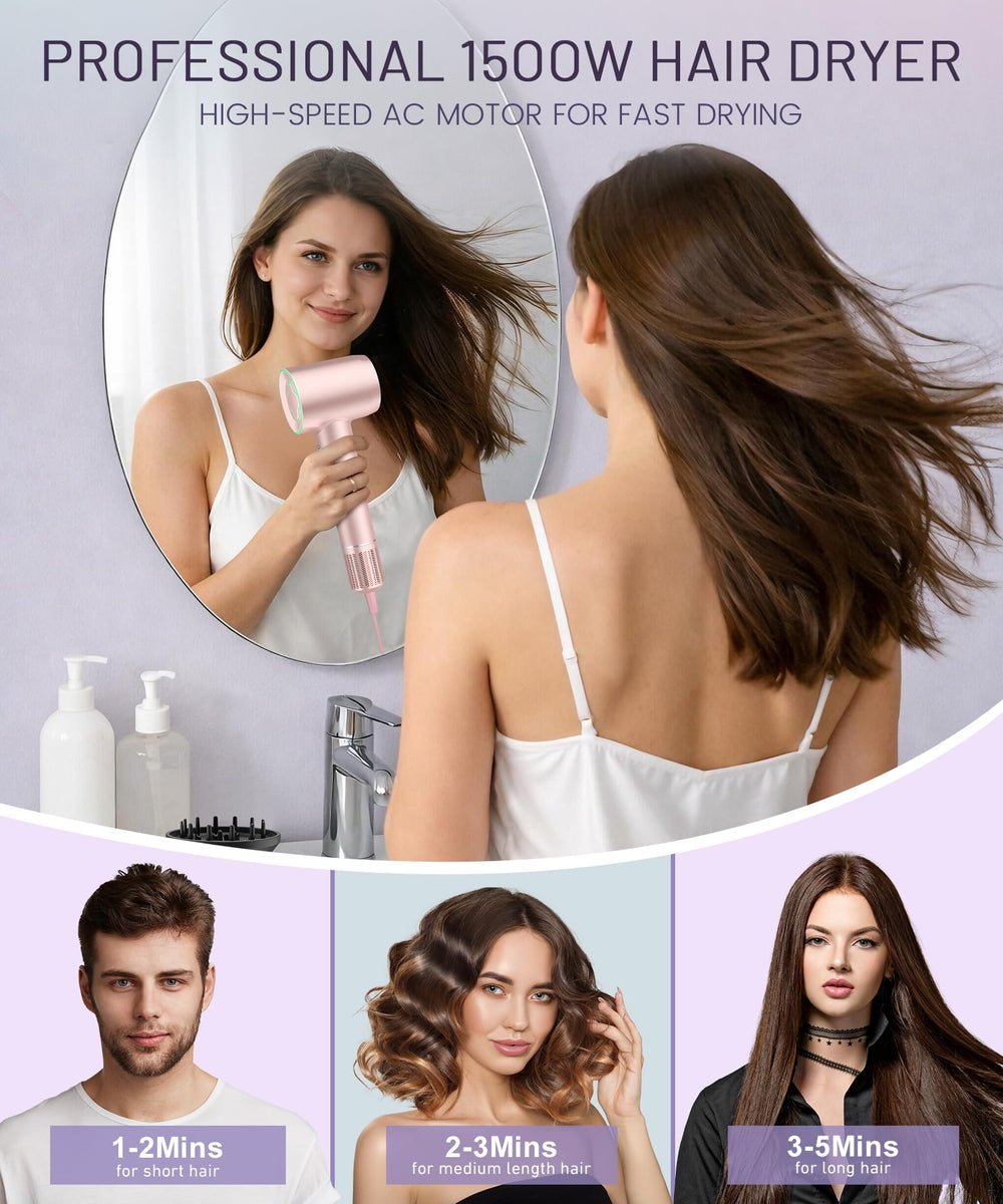 Cosy Companions lightweight travel-friendly hair dryer for on-the-go styling.