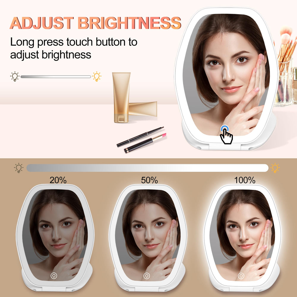 COSYGLOW compact design fits a purse for quick makeup anywhere