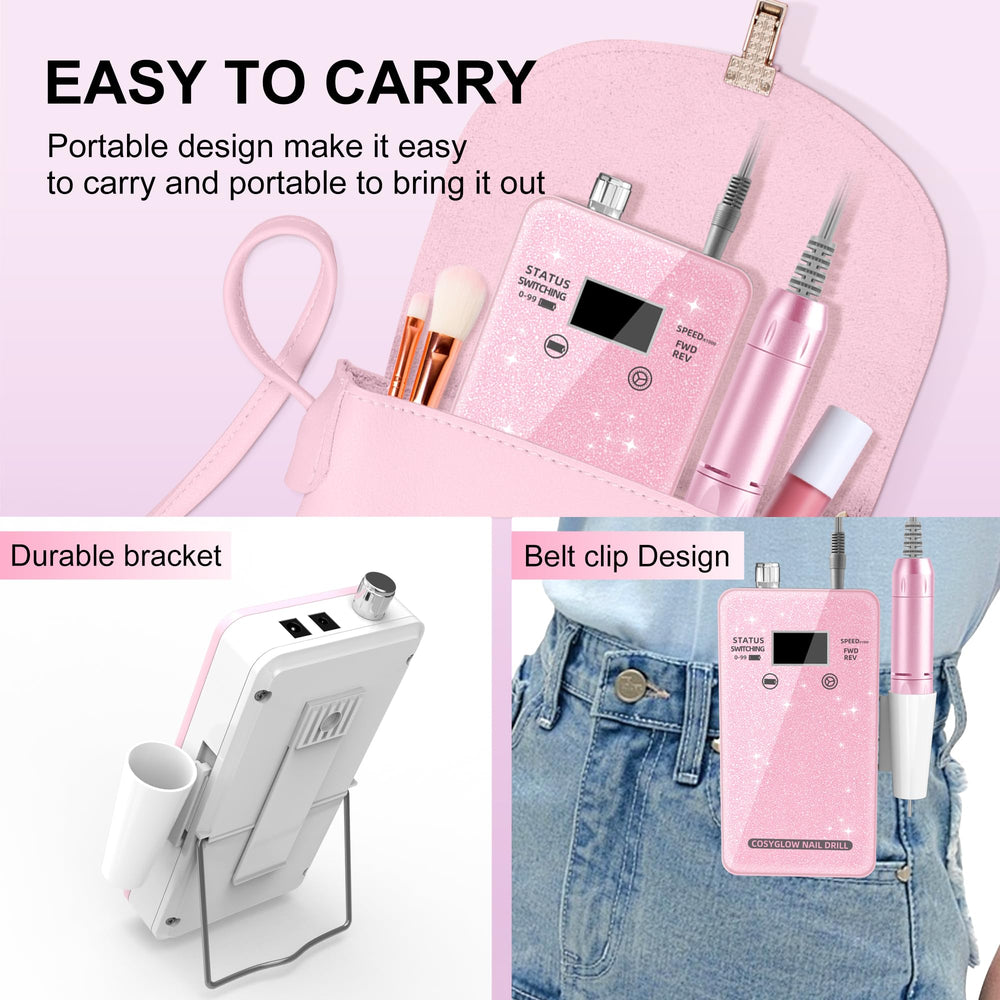 COSYGLOW rechargeable battery enables cordless use anywhere.
