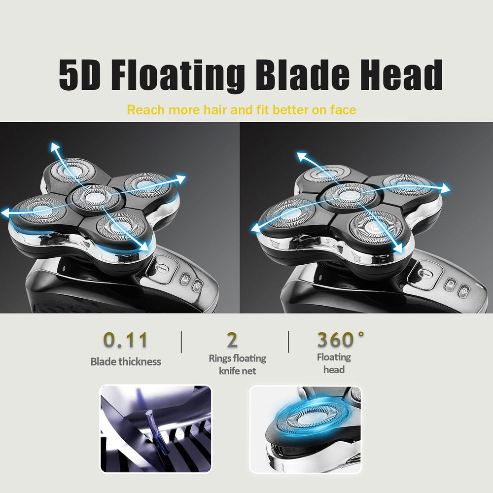 COSYONALL hypoallergenic double-blade replacement head for gentle shaving.