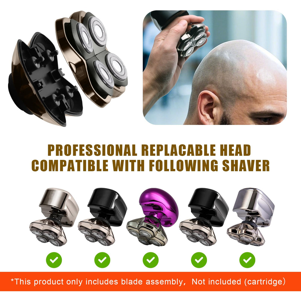 COSYONALL Shaver PRO 4 Head blade supports dry and wet use for versatility