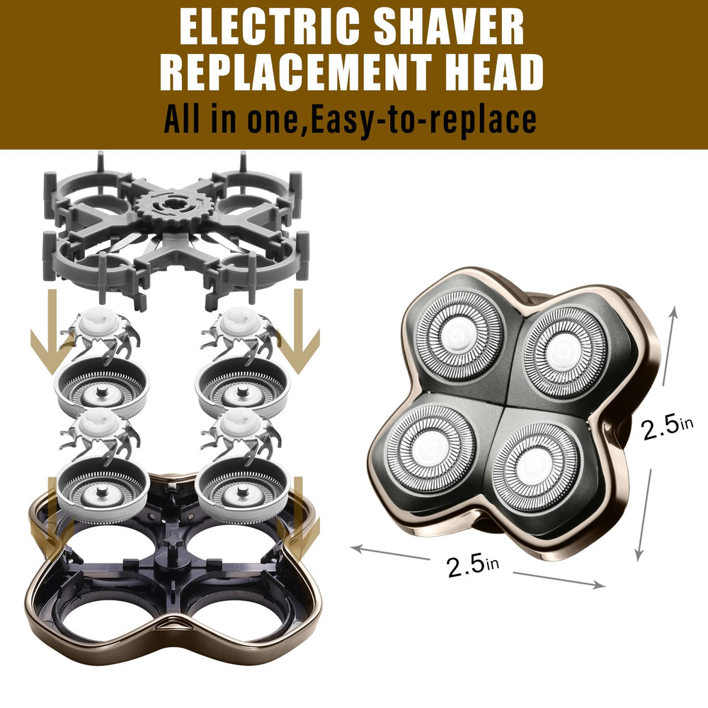 COSYONALL Shaver PRO 4 Head blade compatibility with Skull Pitbull for a secure fit