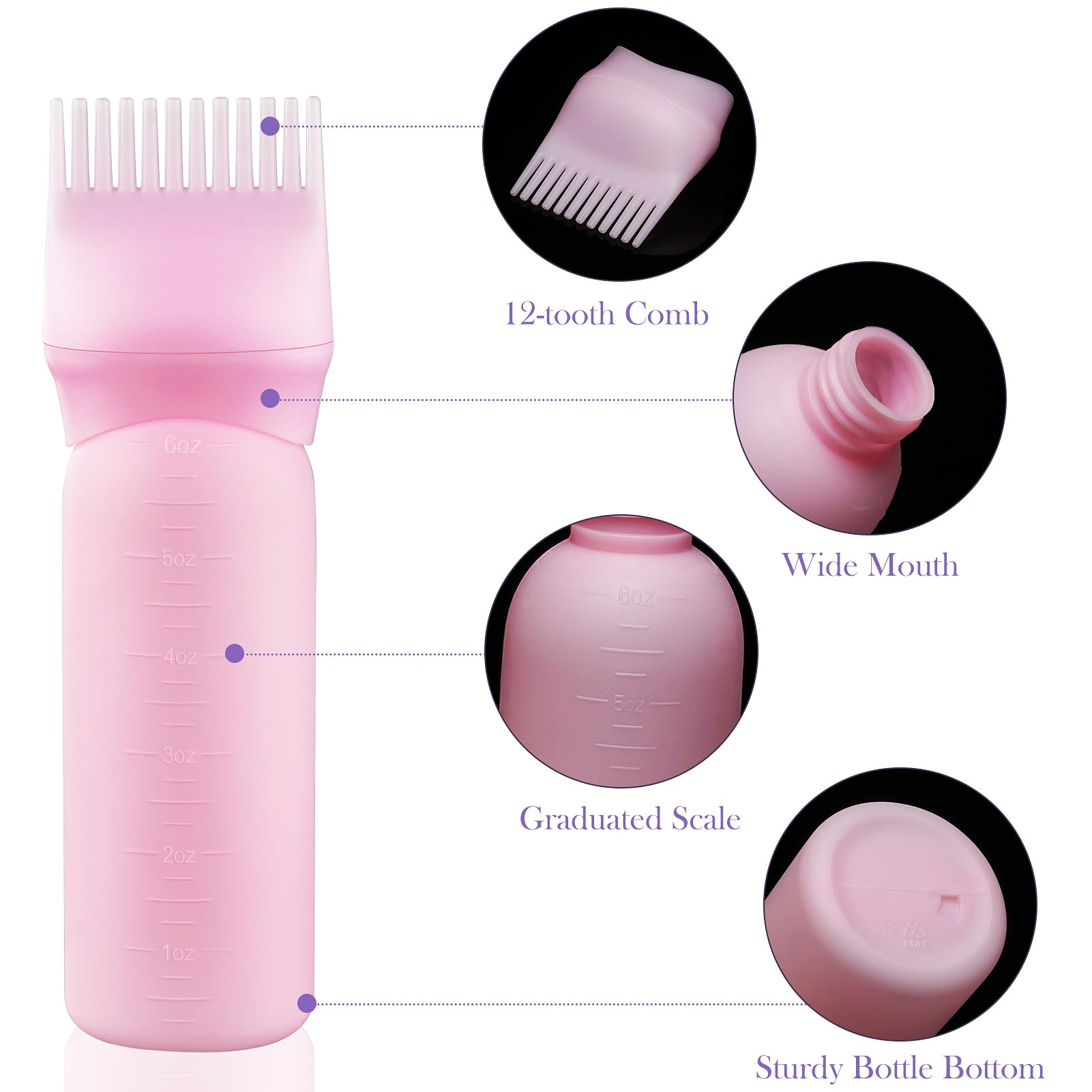 Cosywell 12-tooth comb design improves dye coverage and comfort.