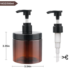 Cosywell pump bottle with a leak-proof neck for secure travel and storage