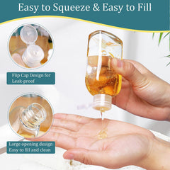 Cosywell labeled conditioner bottle simplifies packing and organization on the go
