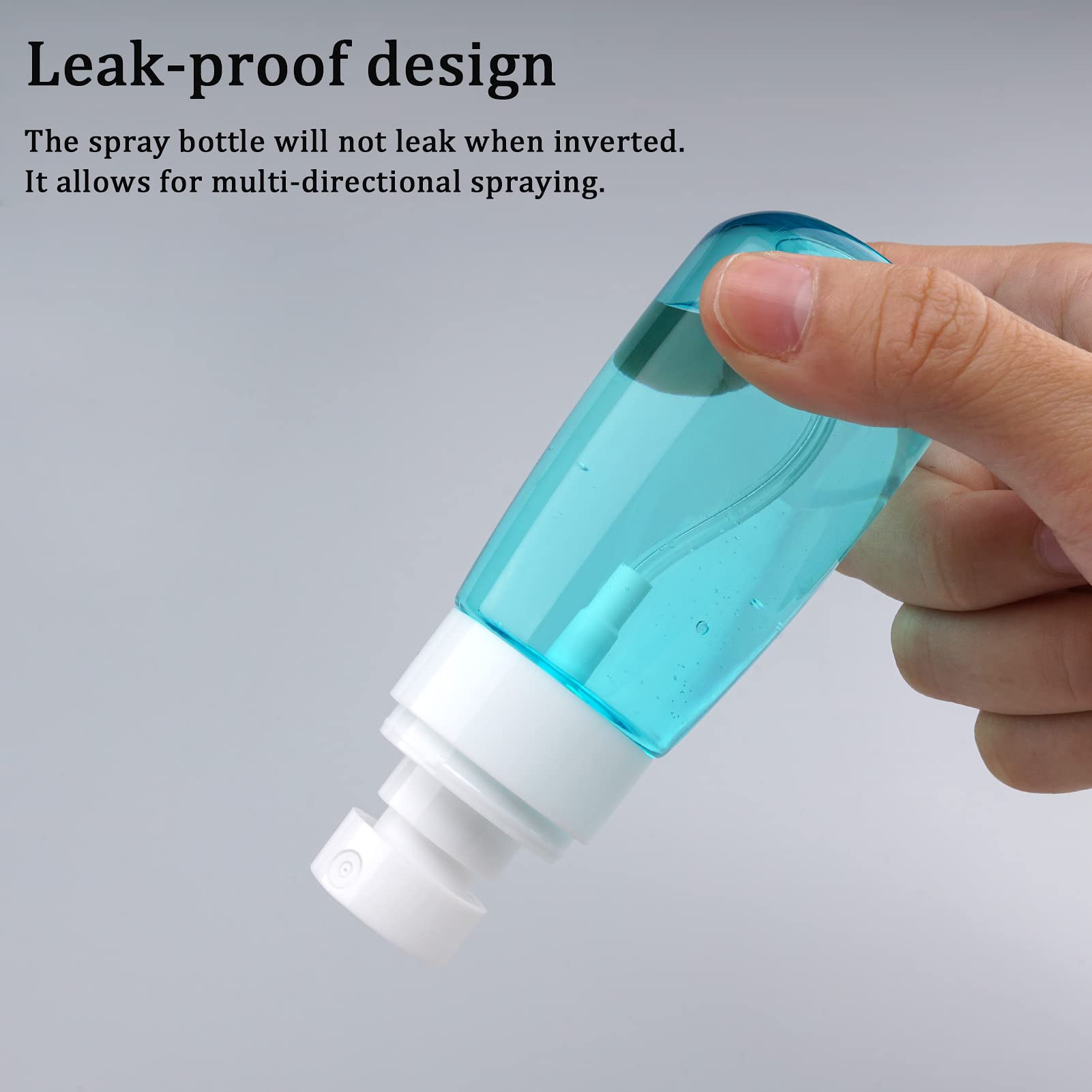 Cosywell transparent PETG bottle shows liquid level clearly