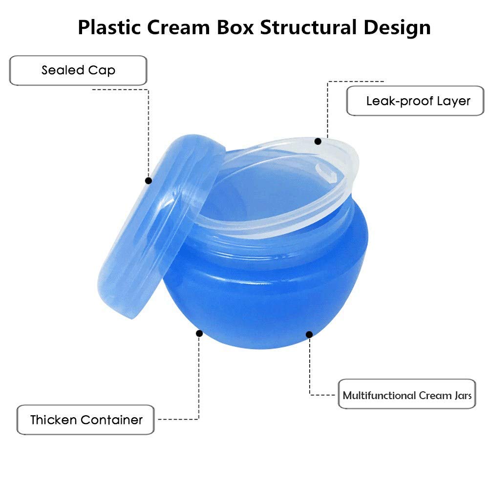 Cosywell travel containers set: included spatulas for clean, precise application on the go