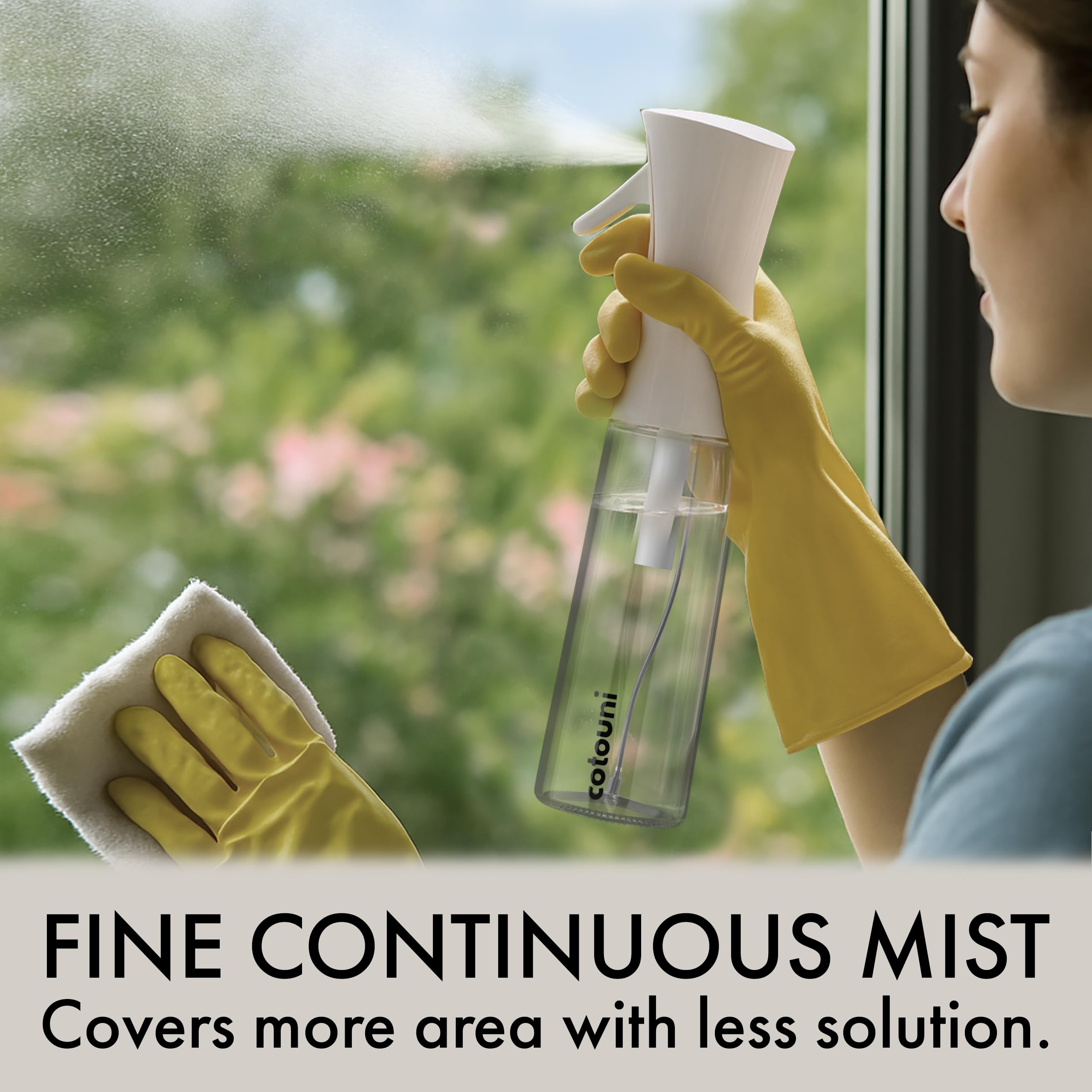 Cotouni plant mist bottle helps delicate leaves thrive with even spraying.
