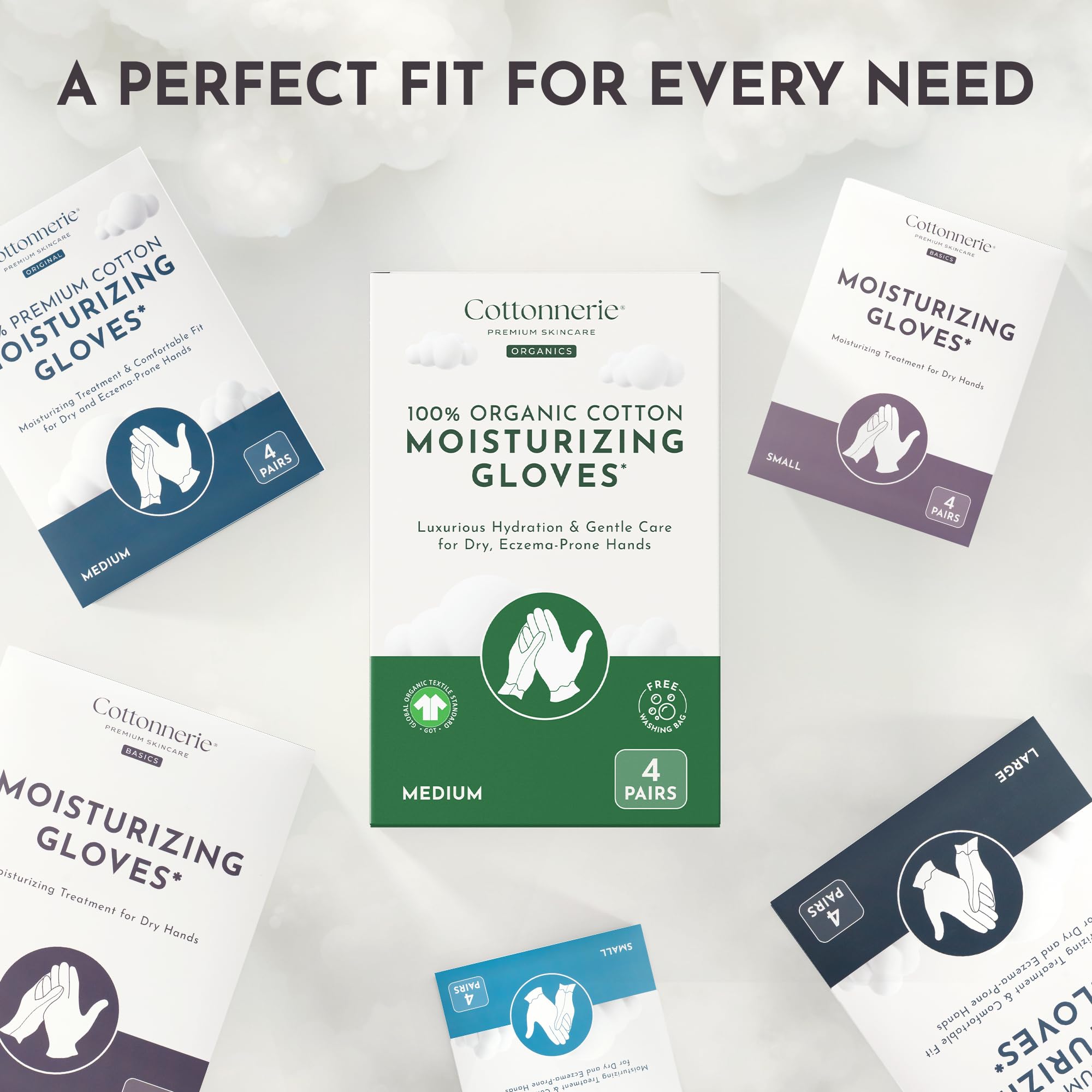 Cottonnerie Basics: guantes reutilizables y ecológicos para el cuidado de manos