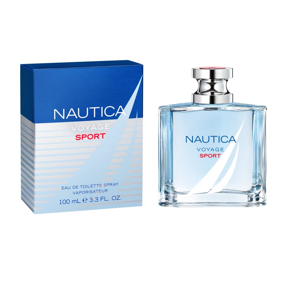 Coty Nautica Voyage Sport bottle front, ready for daily wear.
