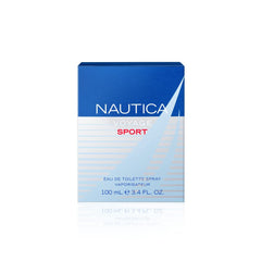 Coty Nautica Voyage Sport box packaging, gift-ready presentation.