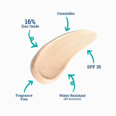 CoTZ Face Moisture texture close-up showing matte finish and light feel.