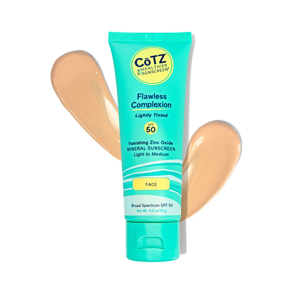 Sunscreen texture on arm reveals non-greasy finish