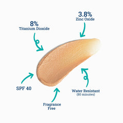 CoTZ facial primer texture close-up shows silky mineral finish.