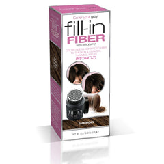 Cover Your Gray Pro Fill-In Fibers aplica rapidamente para cubrir canas