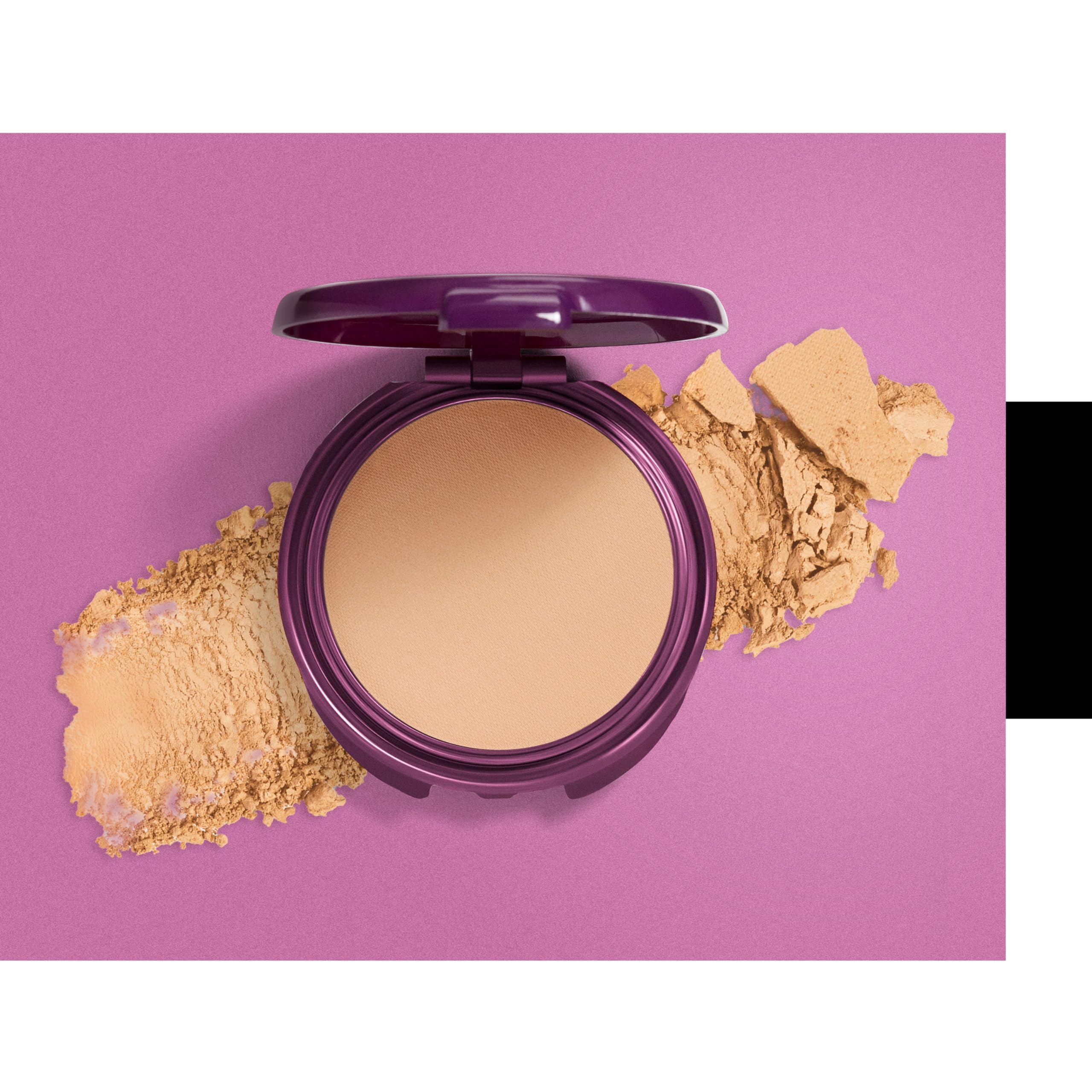 CoverGirl Advanced Radiance pressed powder on face during day wear.