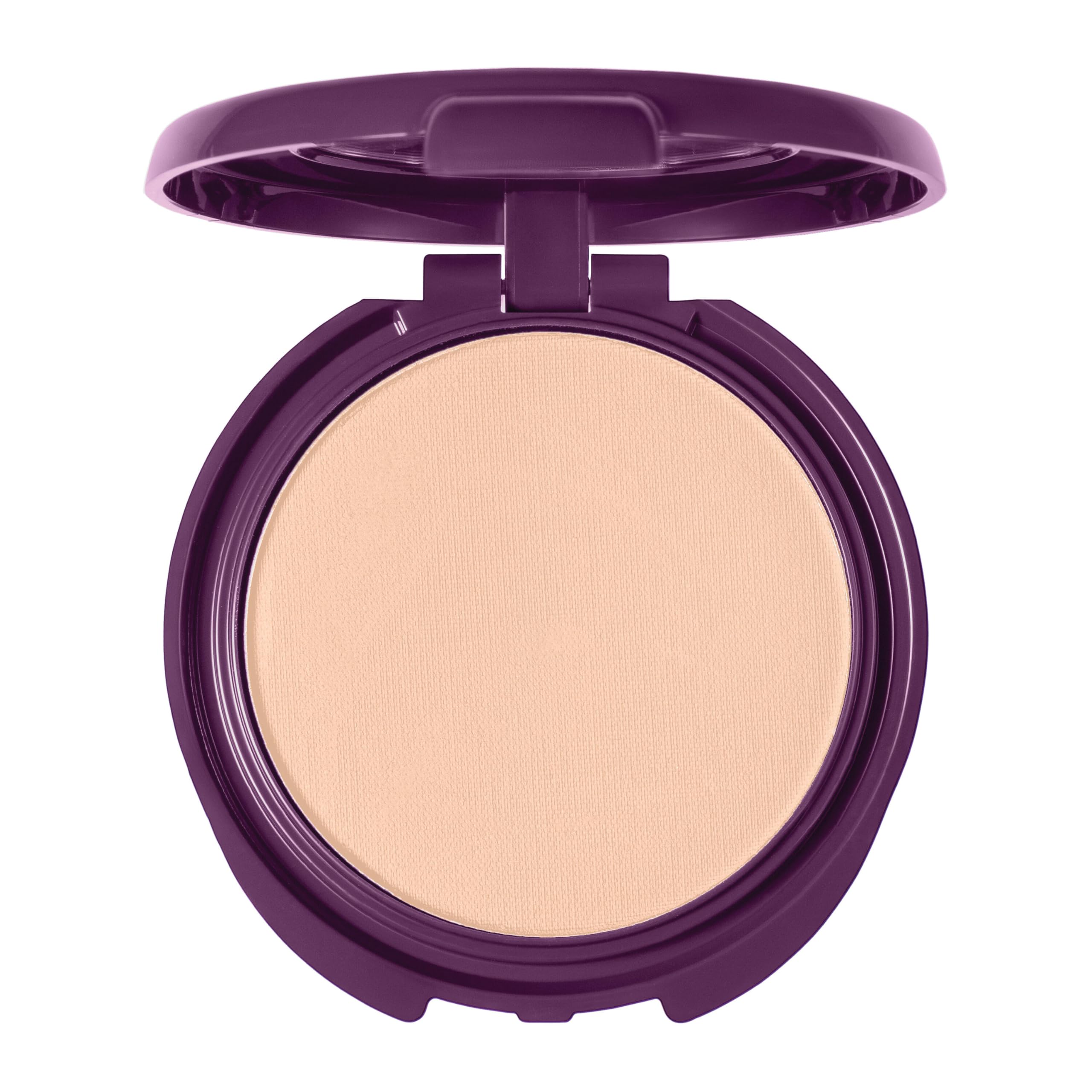 CoverGirl Advanced Radiance pressed powder open displaying a silky texture