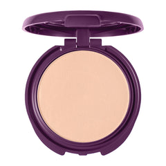 CoverGirl Advanced Radiance pressed powder open displaying a silky texture