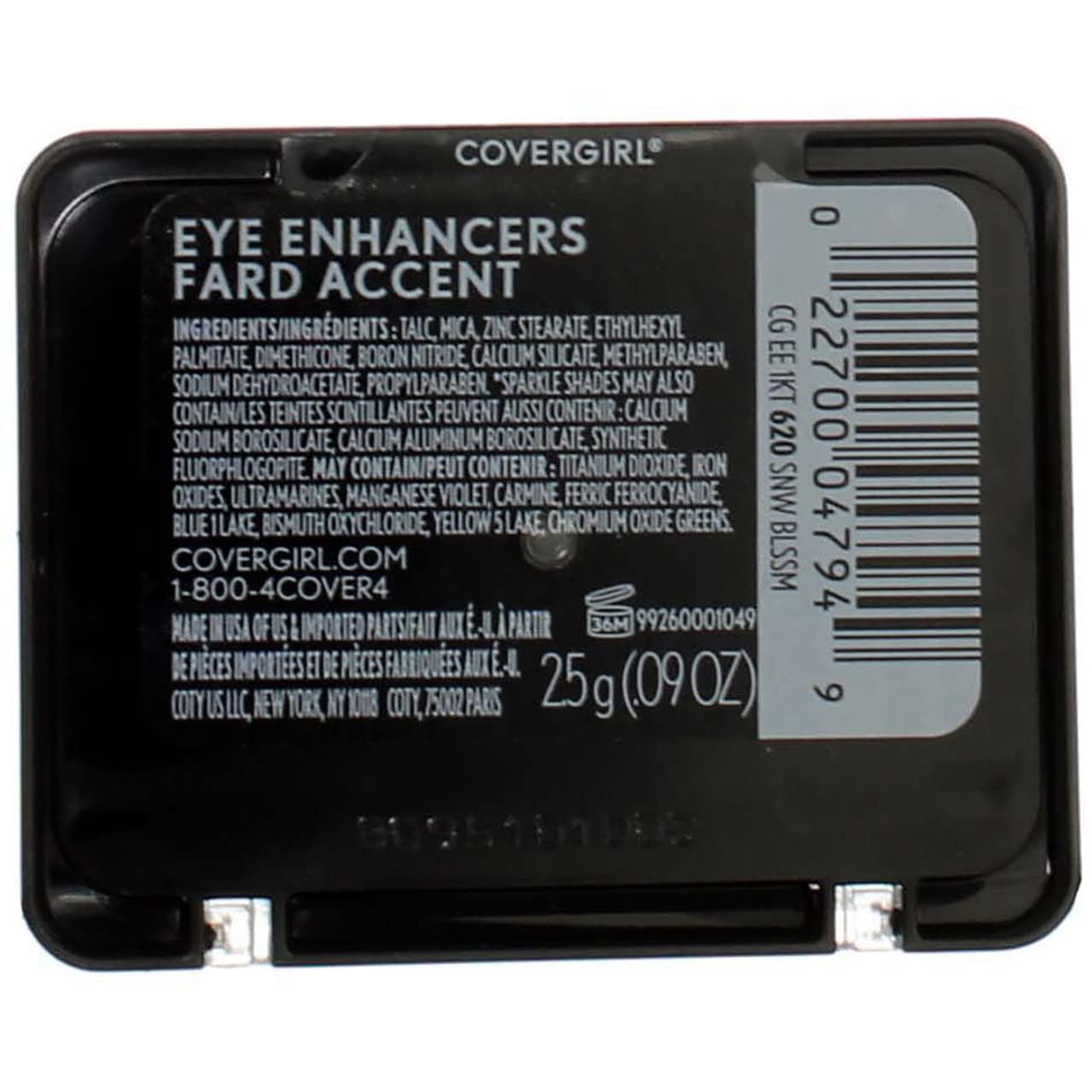 COVERGIRL conjunto de sombras: aplicador doble facilita definir y difuminar.